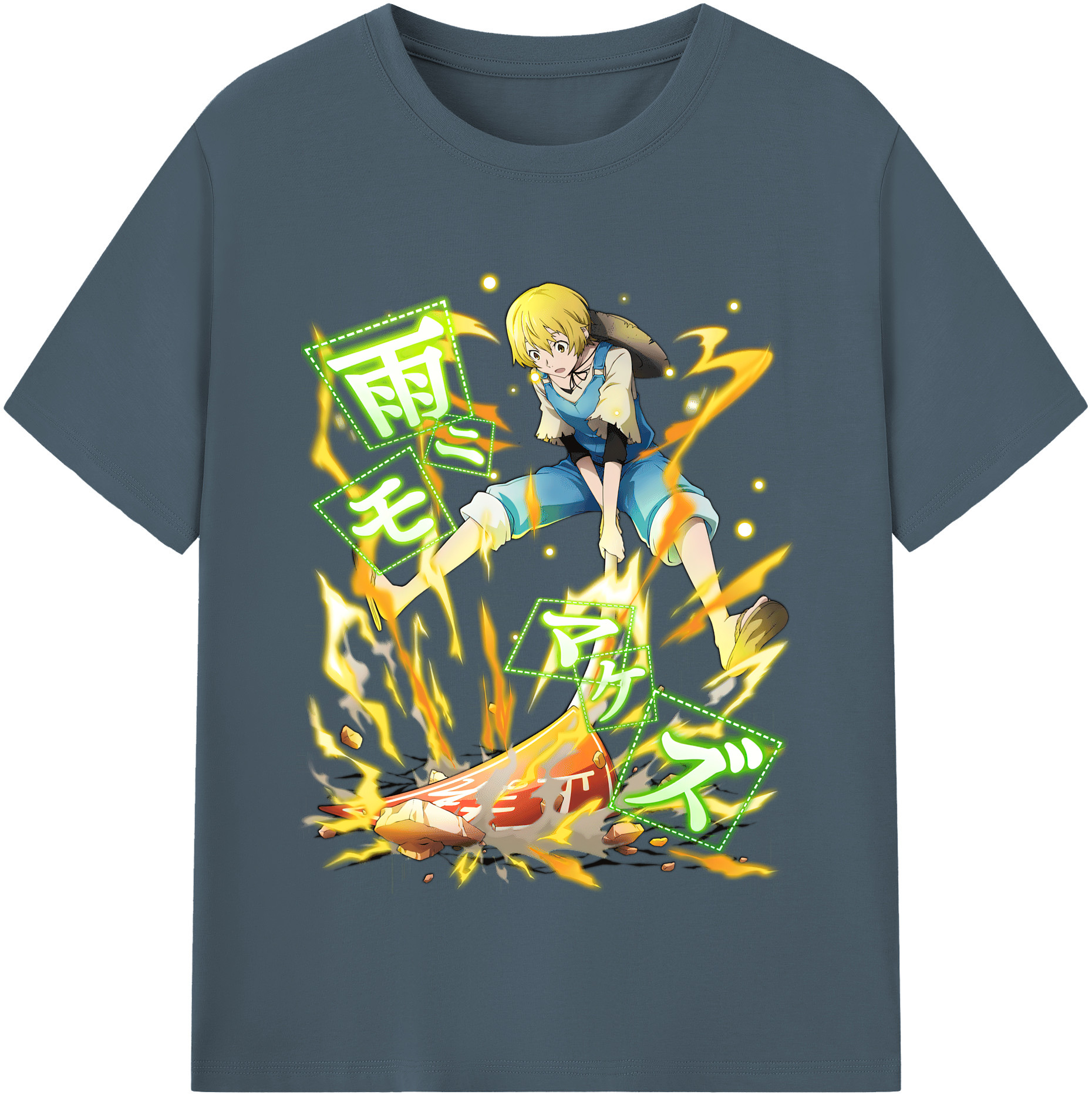 （画像用） 文豪ストレイドッグス Bungo Stray Dogs 綿100％半袖Tシャツ（フロントプリント）